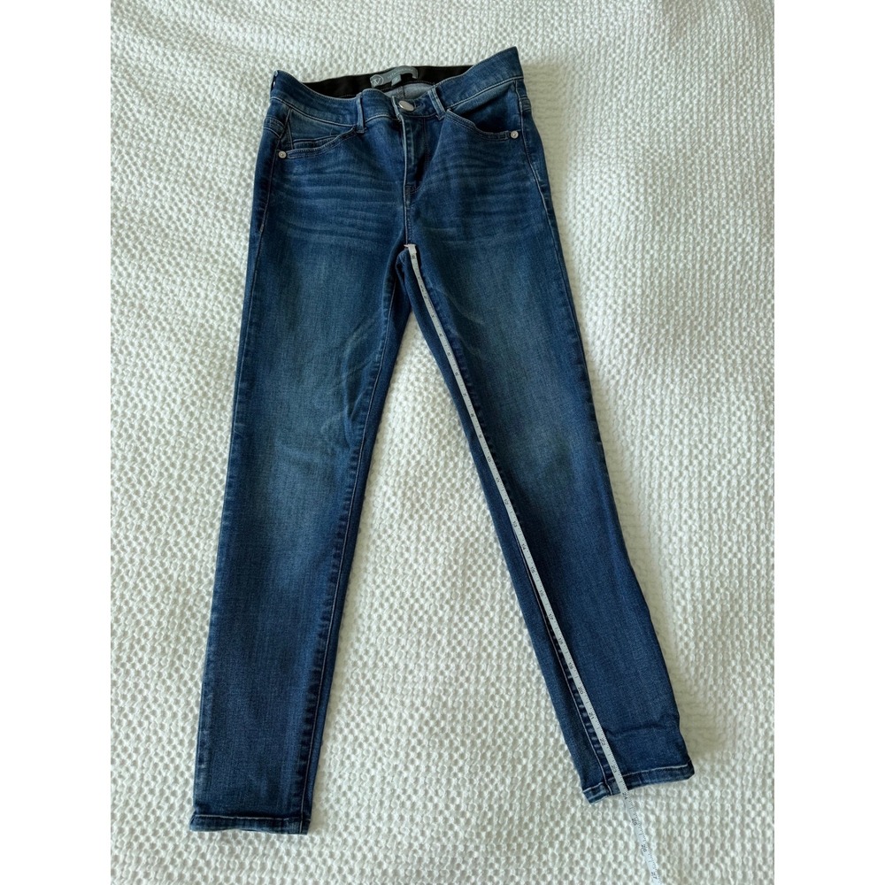 Wit & Wisdom Jeans Women 2P Blue Denim Skinny Ab-solution Dark Wash Petite